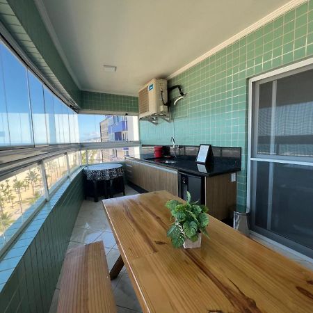 Apartamento Guilhermina De Frente Para O Mar Praia Grande  Exterior photo